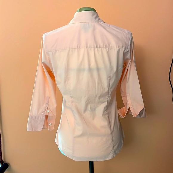 J. Crew Pink Button Down Blouse, Size: XS - Picture 3 of 8